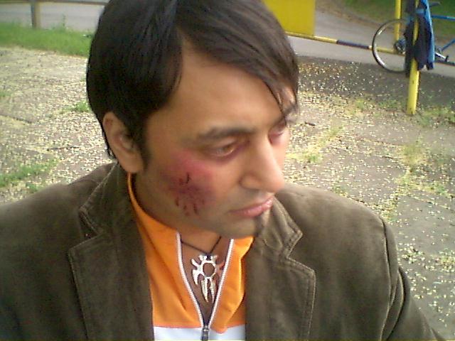 Playing Sparky in the Socho Road Safety educational DVD